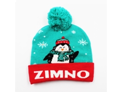 Gorro De Natal De Tricô Chrui Com Luzes, Com 6 Luzes Led Coloridas (24)