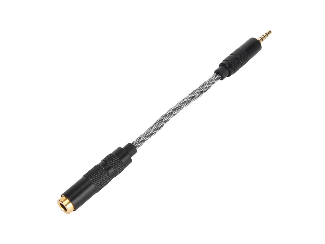 Cable Adaptador De Audio De 4,4 Mm Hembra A 2,5 Mm Macho Con Conector De Cobre Monocristalino Y Chapado En Oro.