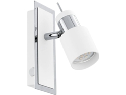CAND. PAR LED EGLO GU10 DAVIDA CROM/BR
