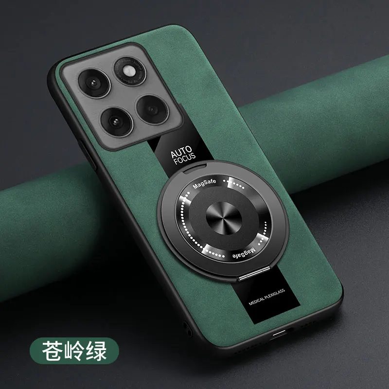(verde, Motorola Moto G60) Funda Retro De Piel De Cordero Sintética Con Soporte Magnético Para Teléfono Motorola