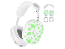 Funda De Silicona Para Airpods Max, Estampado De Vaca, Tpu Suave Resistente A Los Arañazos (verde) Czhhmart