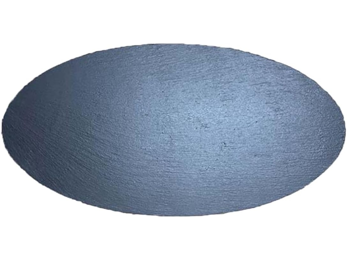 Prato Oval De Sobremesa Preto Fosco Para Restaurantes E Hotéis.