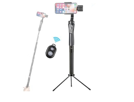 Guimbal Estabilizador SLOWMOOSE Bleuthoot 3-Axis Selfie Stick Trípode para Smartphone