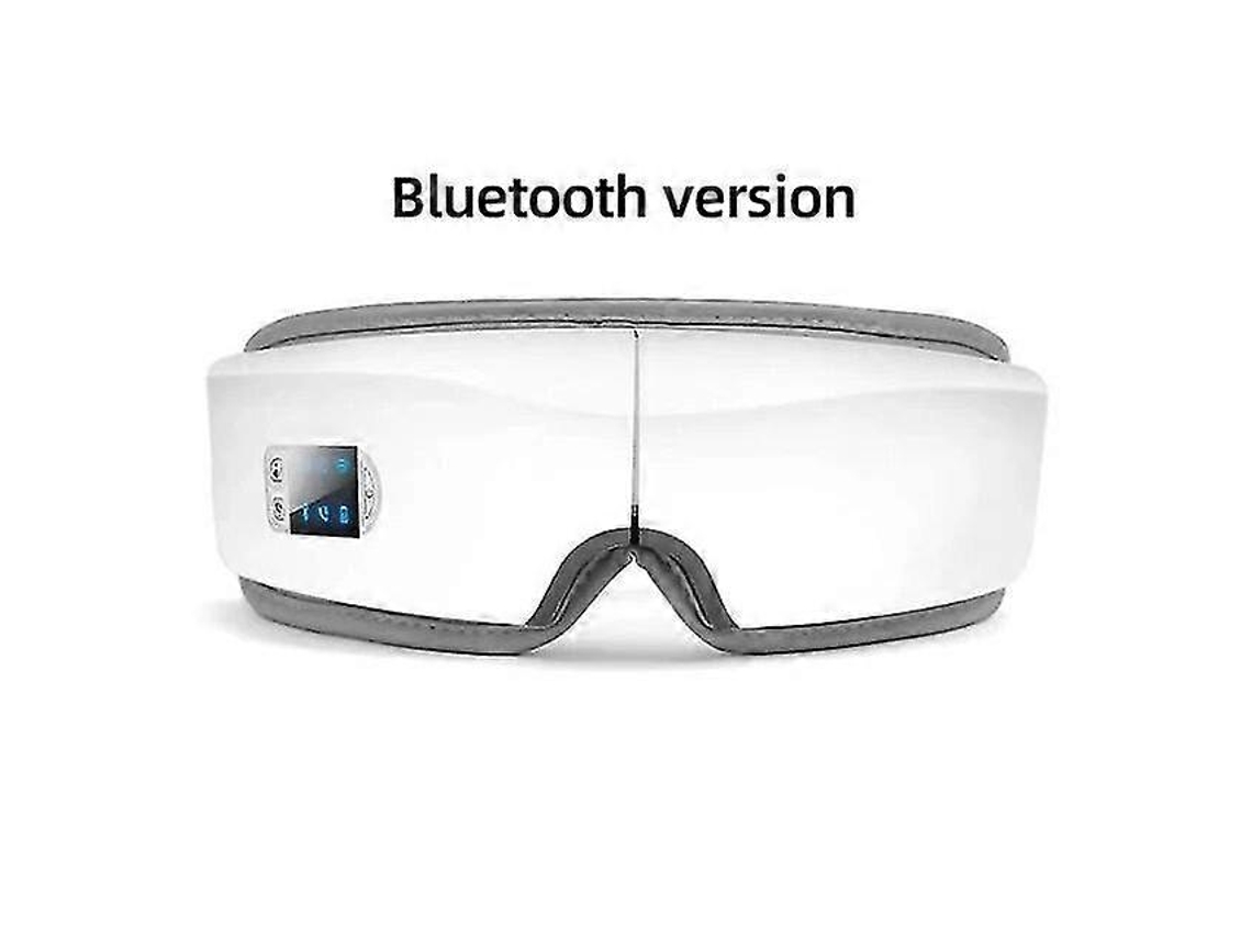 Gafas masajeadoras de ojos eléctricas plegables con calefacción, compresa caliente y máscara de ojos inteligente, recargables a través de Bluetooth.