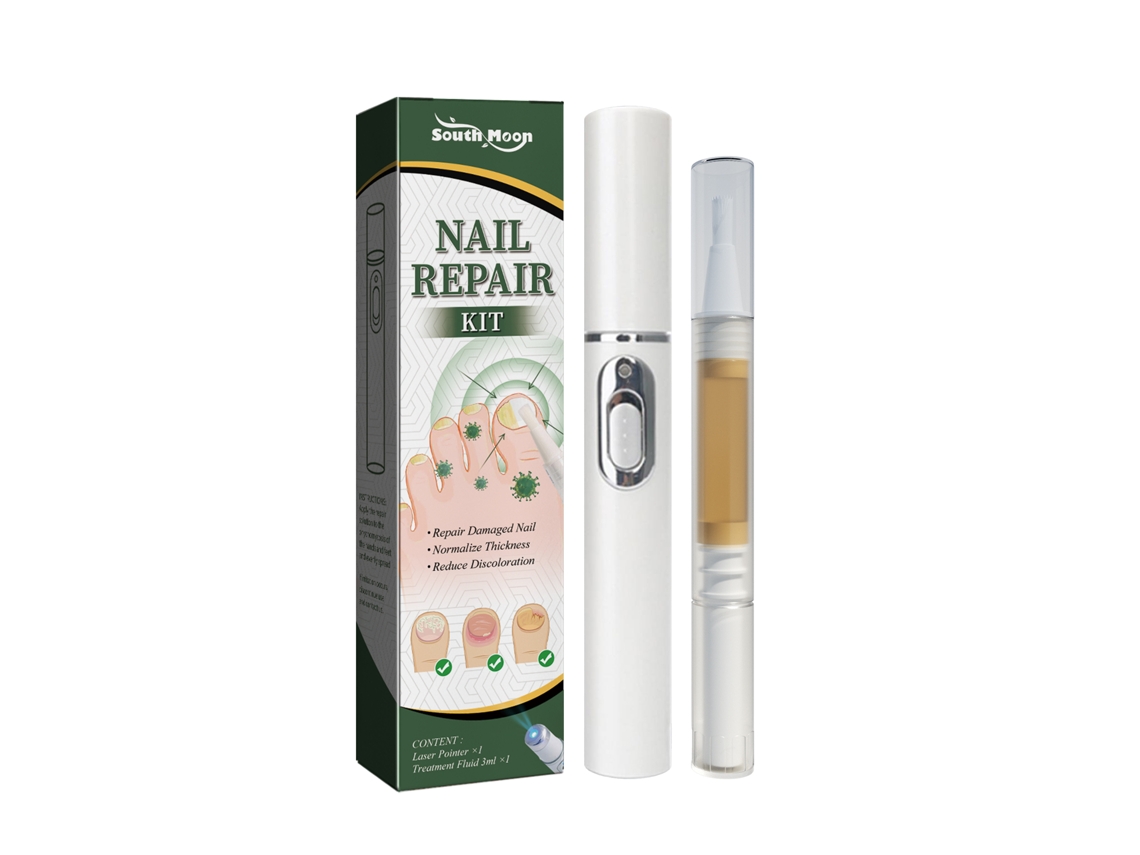 Kit de reparación de uñas South Moon para onicomicosis, limpieza y blanqueamiento.