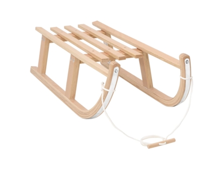 vidaXL Trineo de nieve madera contrachapada 90x36,5x25 cm