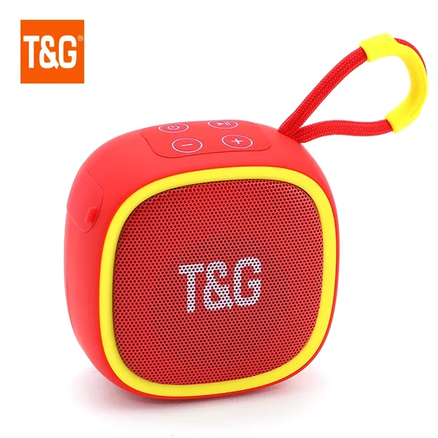 (rojo) Minialtavoz Bluetooth Inalámbrico Potente Tg Tg659