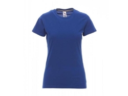 Camiseta mujer manga corta algodon talla xs-l varios colores talla l color ropa color azulina