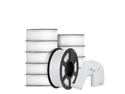 Filamento 3D, material PLA, excelente adhesión de capas, PLA blanco mate OEM