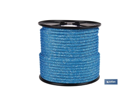 Carrete driza náutica 10 mm 100 m azul