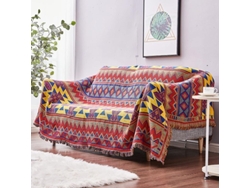 Manta Decorativa Con Pompones, 130x180cm, Para Sofá Cama, Sillón, Viajes, Manta Versátil.
