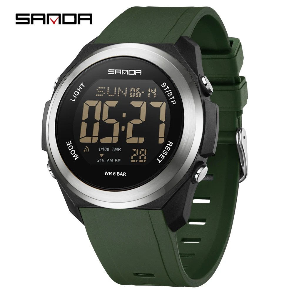 Reloj deportivo MDUG, resistente al agua, para hombre y mujer, estilo.