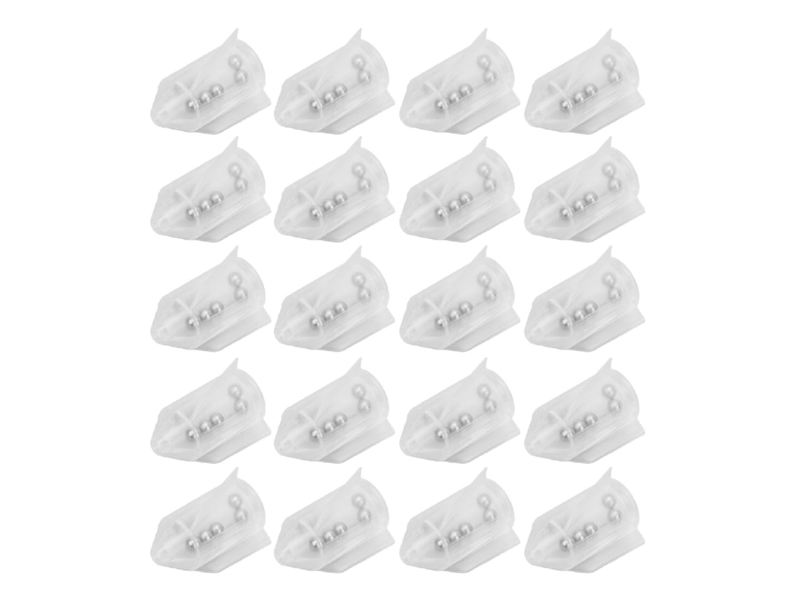 20 Piezas Cascabeles Para Señuelos De Pesca Con Tubo Insertable Y Anillo Para Atraer Peces Pequeños