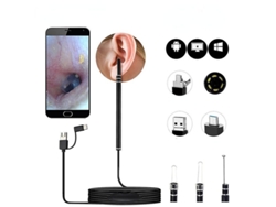Dan26-endoscopio Para Limpieza De Oídos Cuchara Con Cámara Médica Mini Otoscopio Remover Cera Auditiva Visual
