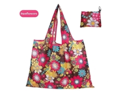Bolso de hombro grande de tela Oxford gruesa, ecológico, reutilizable, portátil, plegable, bolso de compras para mujer. GOKOCO