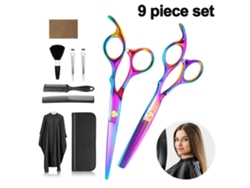 Tijeras de Peluquería, Juegos de Tijeras, Tijeras de Adelgazar Inox, Tijeras de Peluquería, Tijeras de Adelgazar -Coloridos JEDBESETZT