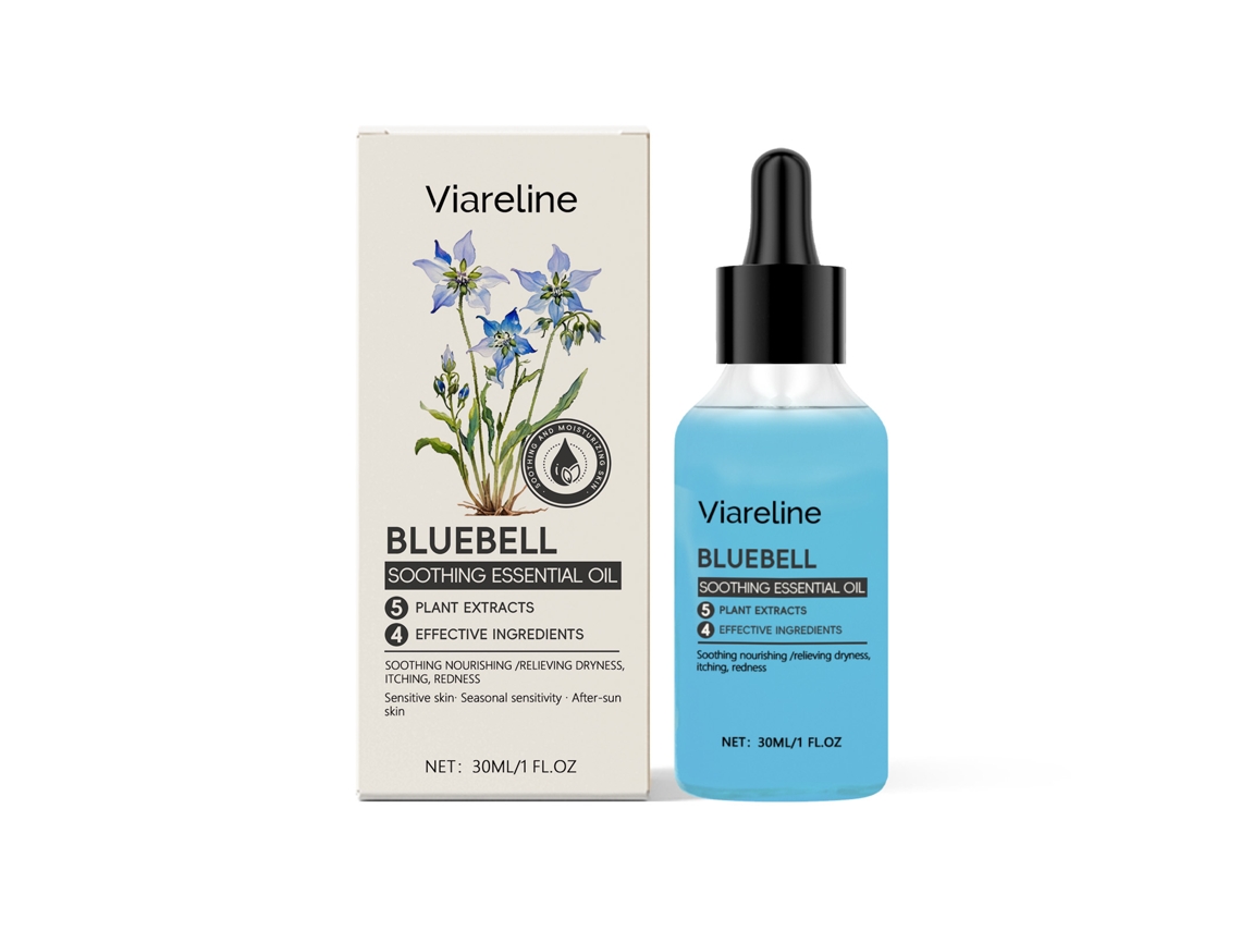 Aceite esencial calmante de campanilla azul