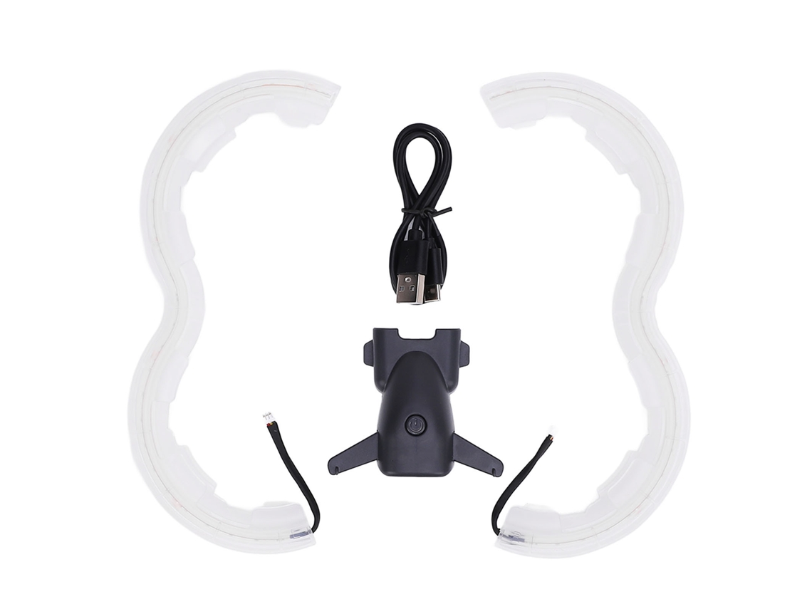 Guardabarbas De Hélices Con Lámpara Rgb Antichoque Para Drone Avata 2 Protector Anillo De Colisión