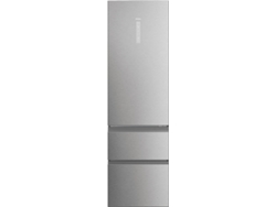 Frigorífico Combi HAIER HTW5620ENMG (No Frost - 205 cm - 414 L - Inox)