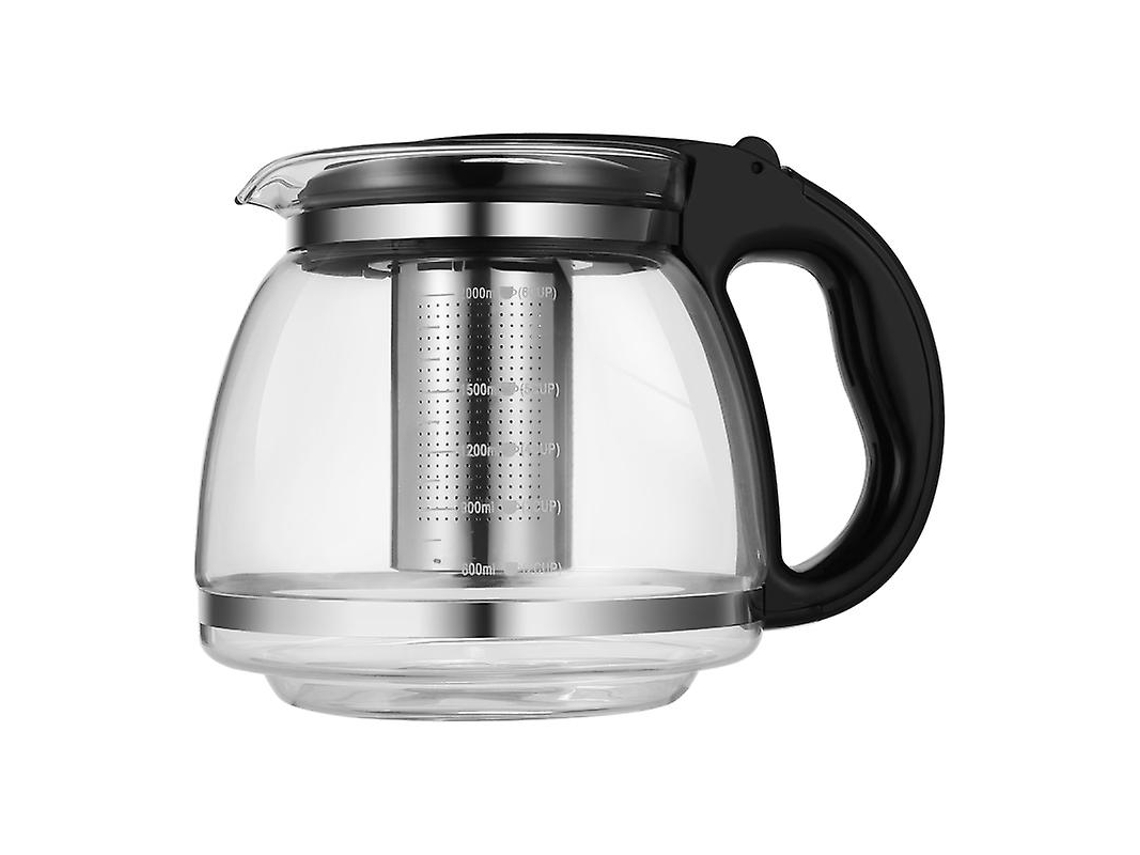 1 Tetera De Vidrio Con Filtro De Acero Inoxidable.