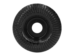 Disco De Carving E Polimento Para Madeira Roda De Forma Aço Inoxidável Para Esmerilhadeiras De Ângulo 22mm Preto