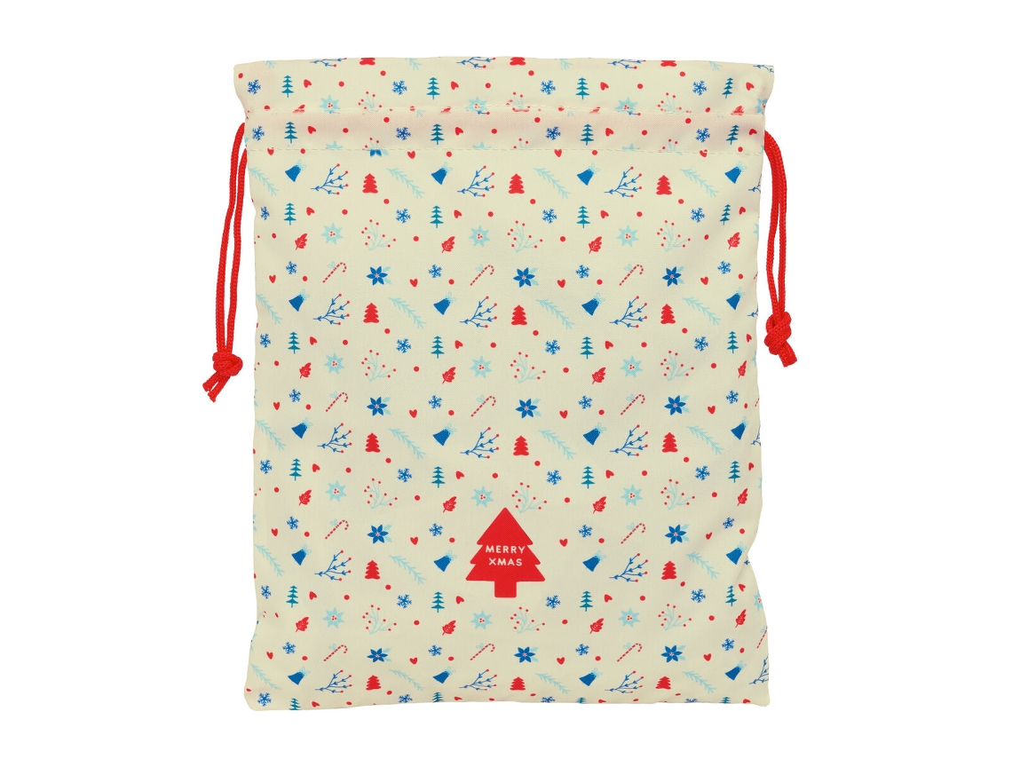 Mochila Safta Multicolor con Cuerdas 26 X 34 X 1 Cm
