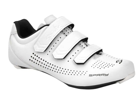 Zapatillas para Unisex SPIUK SPORTLINE zapatilla pray road Blanco de Ciclismo (S)