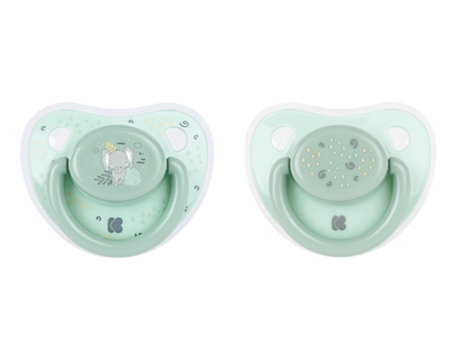 Chupetes 6-18M 2Pcs Savanna Menta KIKKA BOO