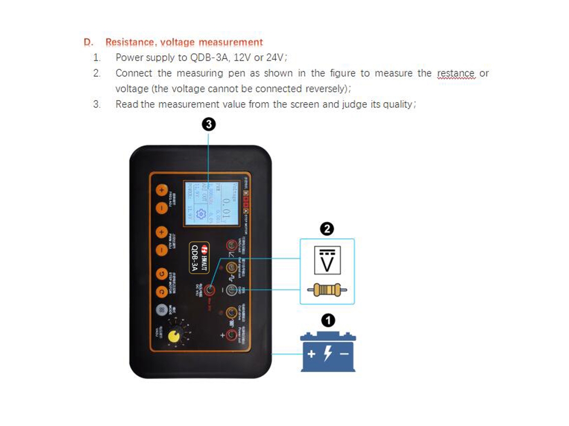 Detector de fallas automotrices Qdb 3a