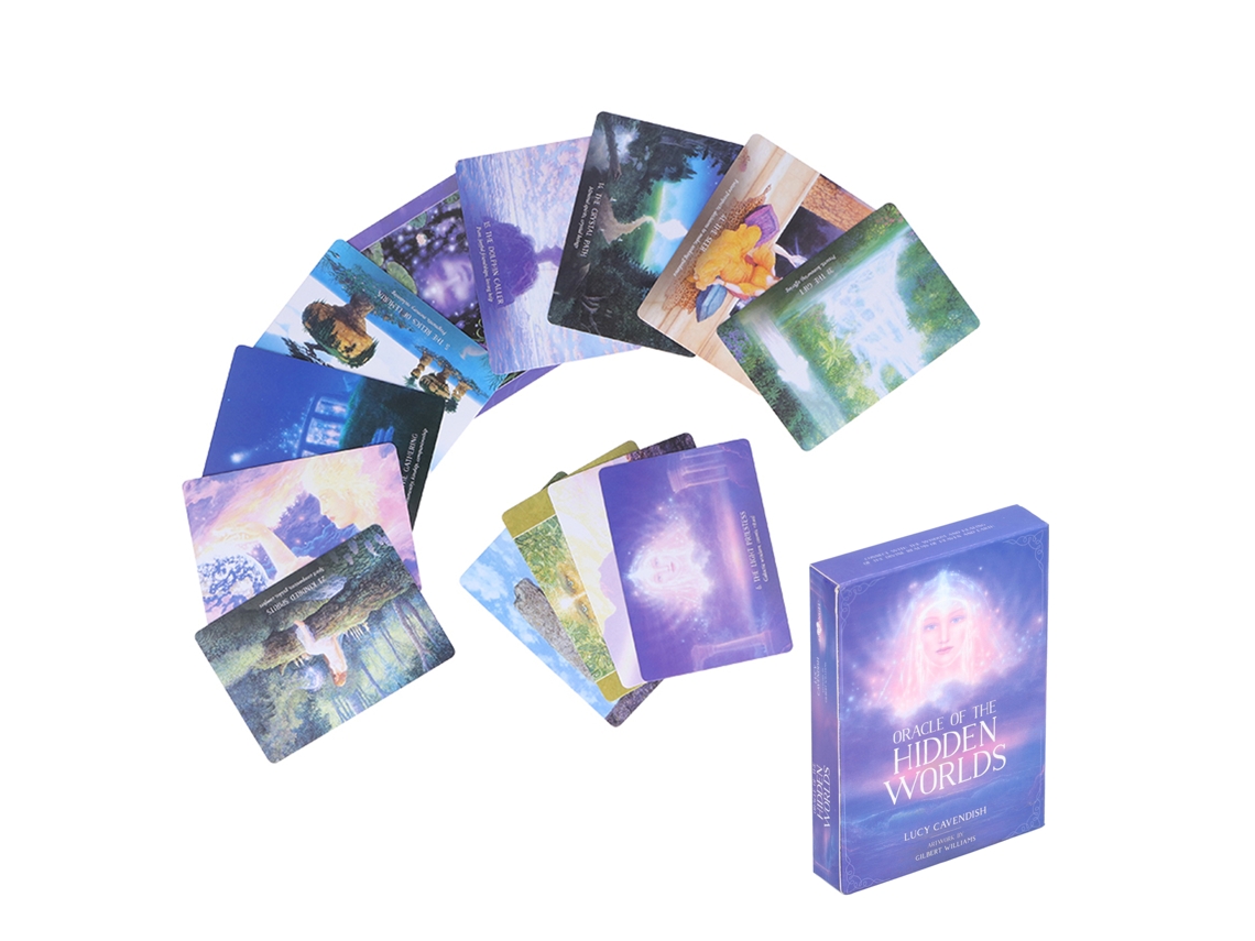 Cartas De Tarot De Papel Recoberto Jogo Interativo De Divinação Iniciantes 44 Cartas