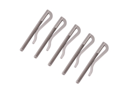 Clips De Resorte Plateados Duraderos Para Billetes, Ideales Para Hacer Carteras De Cuero Plegables.