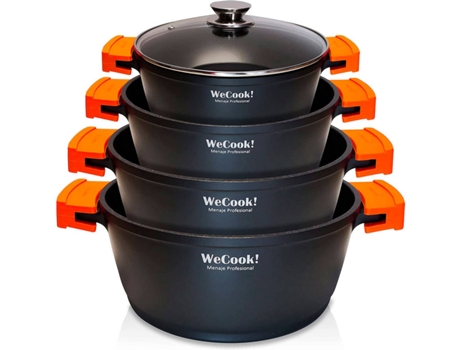 Batería Cocina Inducción 8 Piezas WECOOK