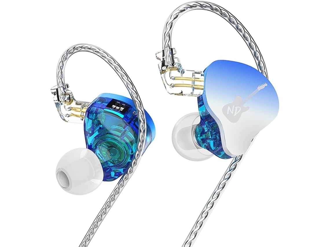 Auriculares intraaurales con 4 tonos ajustables Auriculares IEM dinámicos con doble cavidad e imanes dobles Sonido nítido y graves profundos Auriculares con cable Chennnls