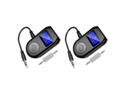 Transmisor y receptor Bluetooth 4 en 1 (2 unidades), adaptador de audio auxiliar Bluetooth 5.0 inalámbrico de baja latencia para sistemas de sonido domésticos.