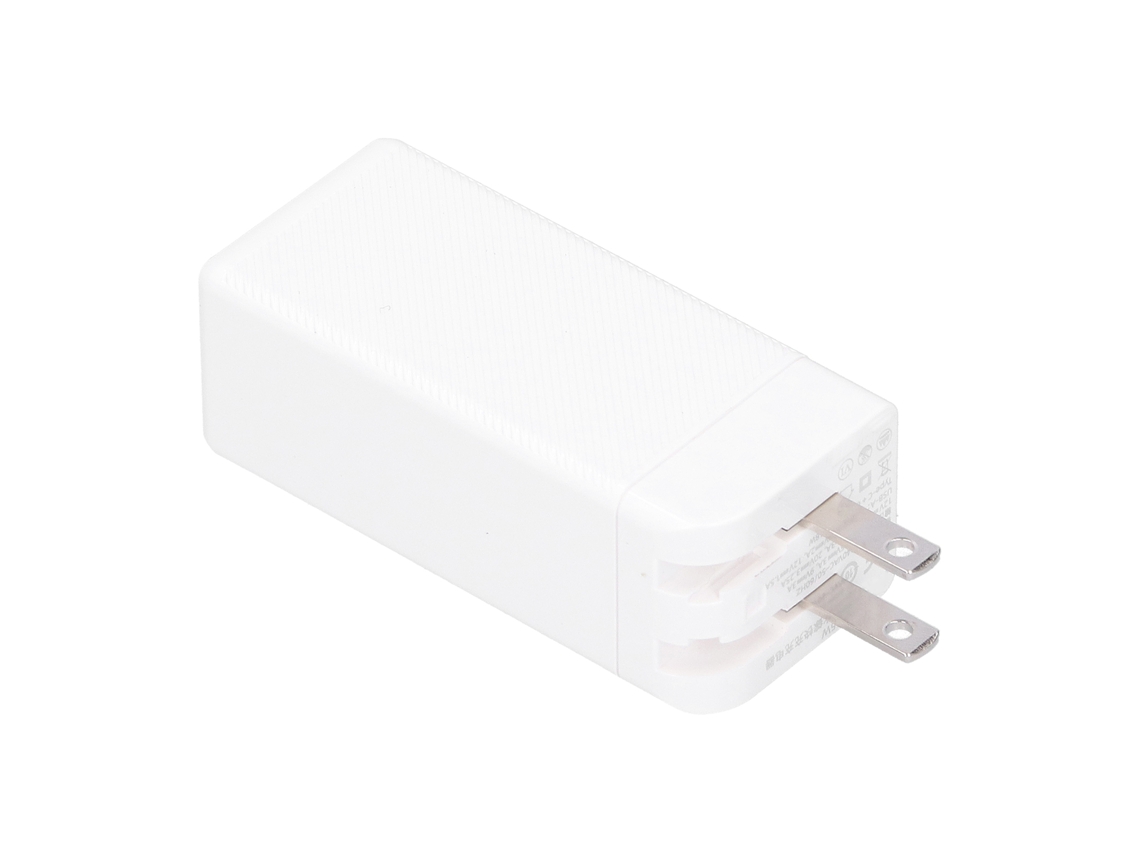 Cargador (salida De Doble Puerto, Plegable Y Portátil) Cargador De Cabeza De Carga Rápida Gan Móvil Pd De 65w Para Teléfonos Móviles Y Tabletas M1