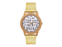 Relojes De Moda Unisex Para Hombre Y Mujer Reloj De Cuarzo Oro