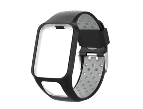 Reemplazo de correa de reloj de Silicona de color puro para TomTom Runner 2 / 3 Banda transpirable para Golfer2 Adventunrer Universal Sport Smart W...