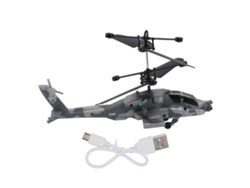 Brinquedo Aeronave By Indução Estavel Usb Recarregável Liberação Automática Camuflada Azul Para Crianças Acima de 8 Anos