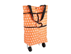 Rebe-bolsa De Compras Plegable Con Ruedas Y Tela Oxford