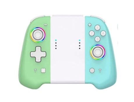 Kit Joycon Pro Turbo Led Rgb Nintendo Switch Verde y Azul ¡ANTIMPACTO!