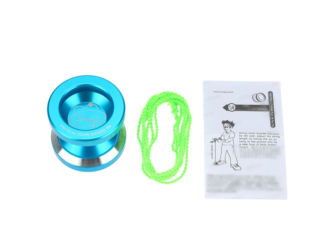 Yoyo Mágico Profesional N8, De Metal, Aluminio, Con Rodamiento, 8 Bolas, Kk, Para Niños, Azul.
