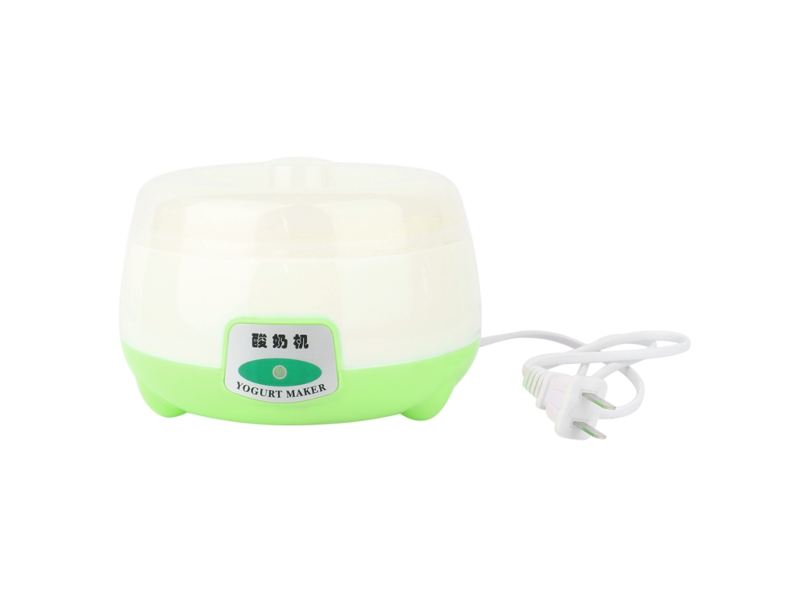 JILLIOPER Máquina de Yogur Automática Doméstica, Aparato para Cocina, Hace Yogur Casero (220V GB), Color Verde