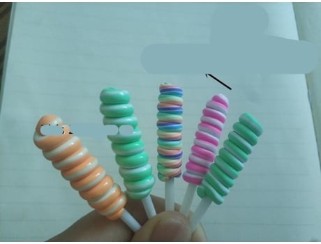 Mini helado de caramelo lindo juguete de dibujos animados para slime arcilla encanto caja del teléfono muñeca juguete decoración de bricolaje - aMo...