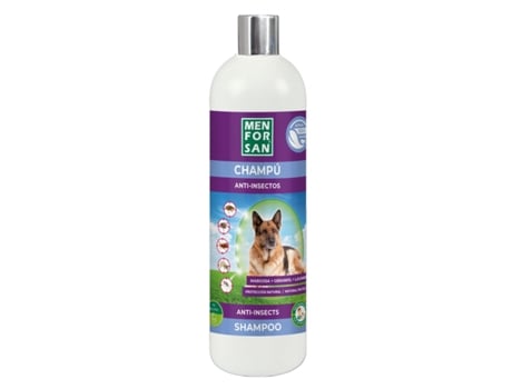 Champú para mascotas MENFORSAN 1 L Repelente de insectos