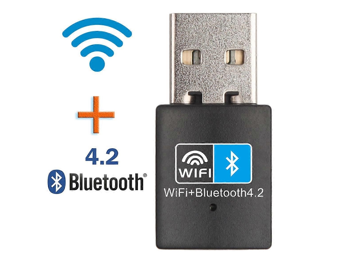 Nueva tarjeta de red inalámbrica Wifi/Bluetooth dos en uno, transmisor y receptor Wifi de 150 m, transmisor Rosewell Bluetooth 4.2