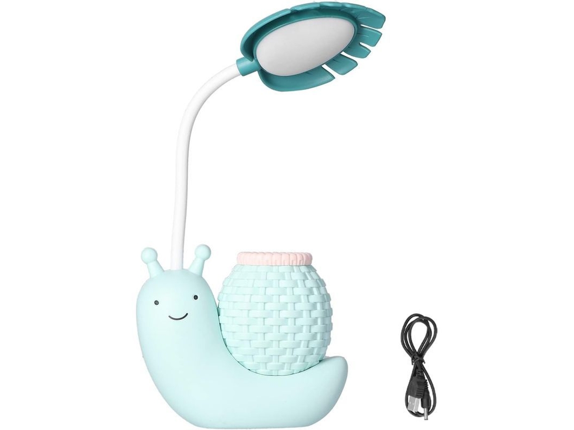 Bonita Lámpara De Escritorio Led Con Portalápices, Protección Ocular, Multifuncional Para Estudiantes Y Niños.