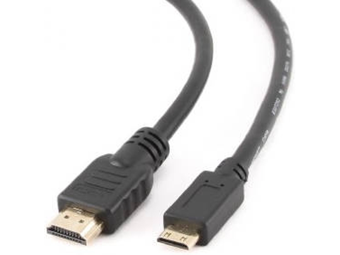 Adaptador HDMI GEMBIRD para Mini HDMI (Negro)