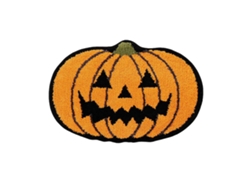 VYLARA Tapetes Halloween Com Abóbora, Antiderrapante E Divertido, Absorvente E Lavável Para Banheiro