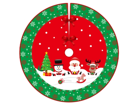 Falda de árbol de Navidad, decoraciones rústicas para el hogar, decoración de granja para fiestas de Año Nuevo, estilo 3