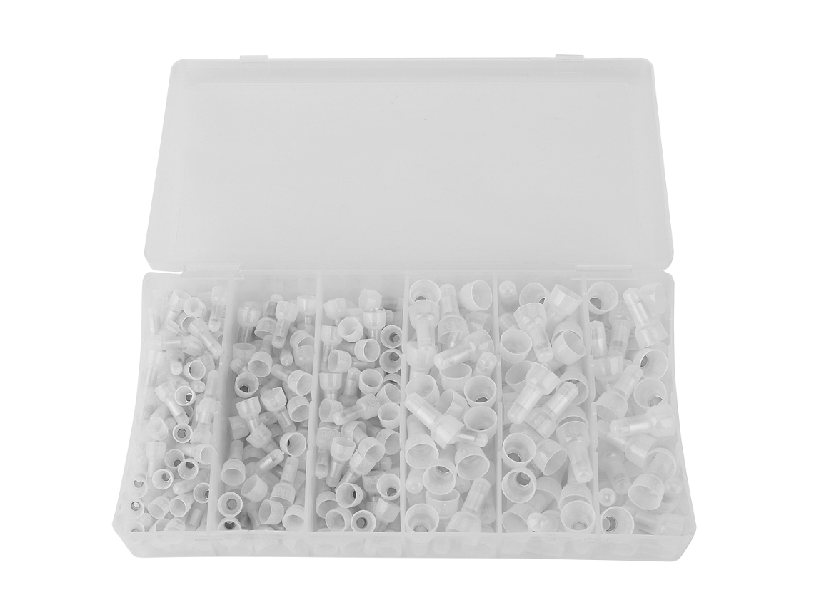 Kit De 300 Terminales De Soldadura Para Crimpado Para Cables Awg 22-16/16-14/12-10 Para Cables Automotrices Y De Seguridad.